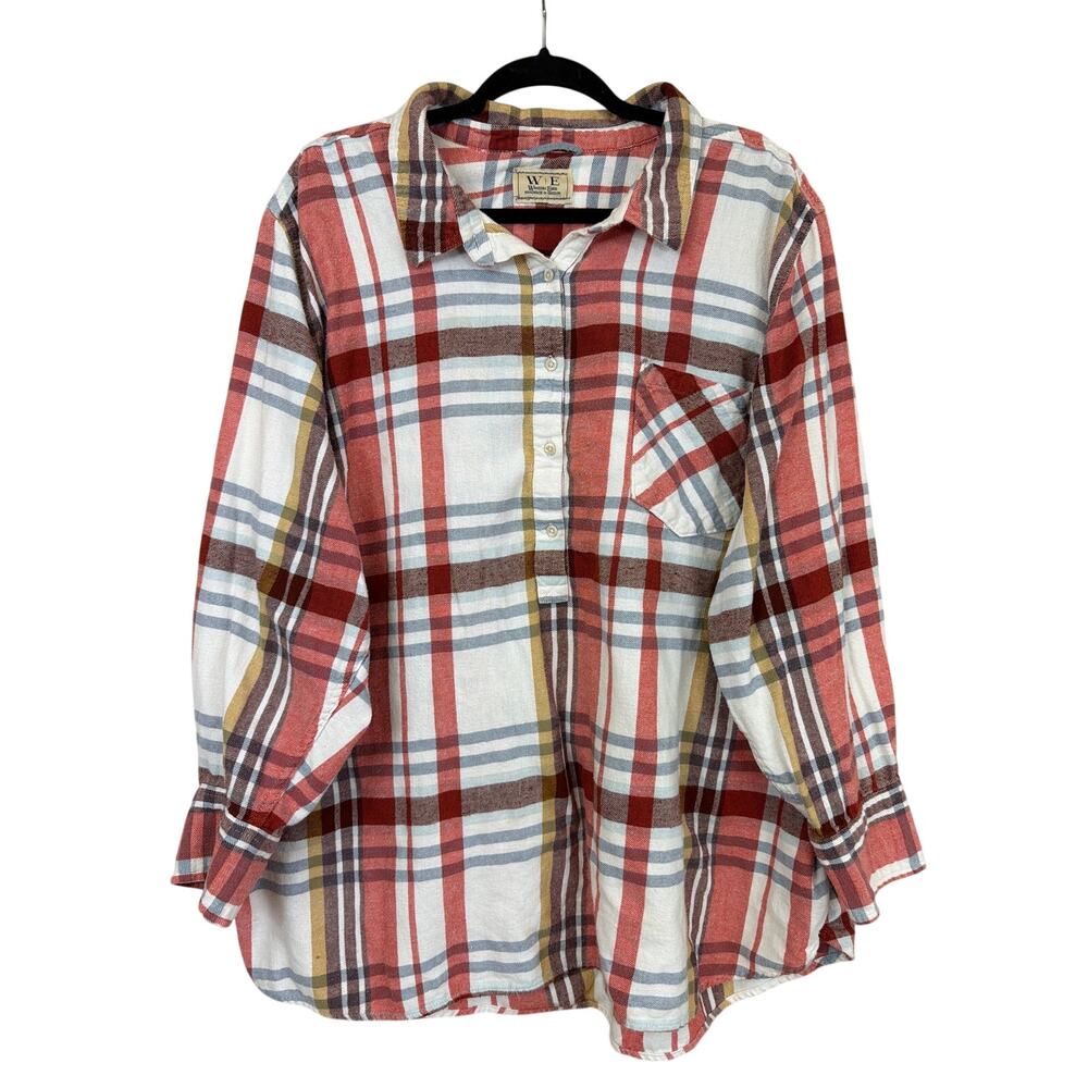 OOAK Handmade RIGHTS  Altered Flannel Shirt by Wanders Edge  Size 2XL